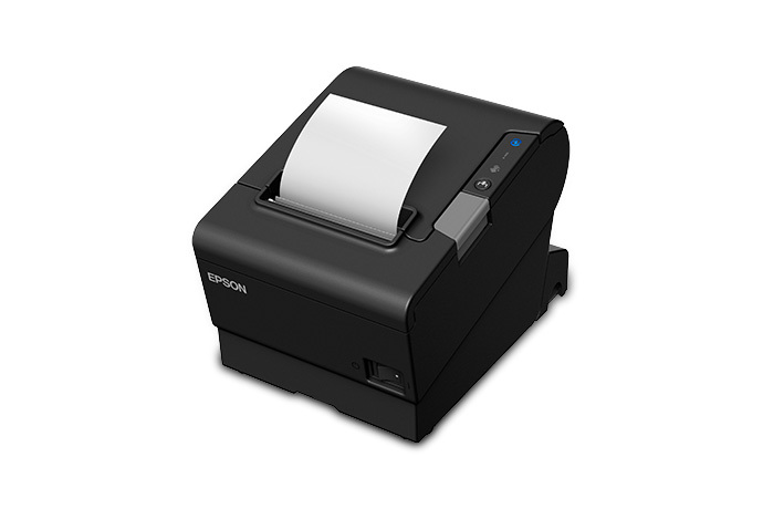 Renewed Epson TM-T88VI Single Station Thermal Receipt Printer Built-in USB and Serial Port With 90 Days Warranty