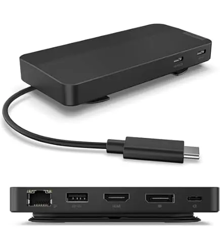 Renewed Lenovo 40AA0045US ThinkPad Basic Dock USB 3.0 Docking Station With 45W Adapter & 90 Days Warranty