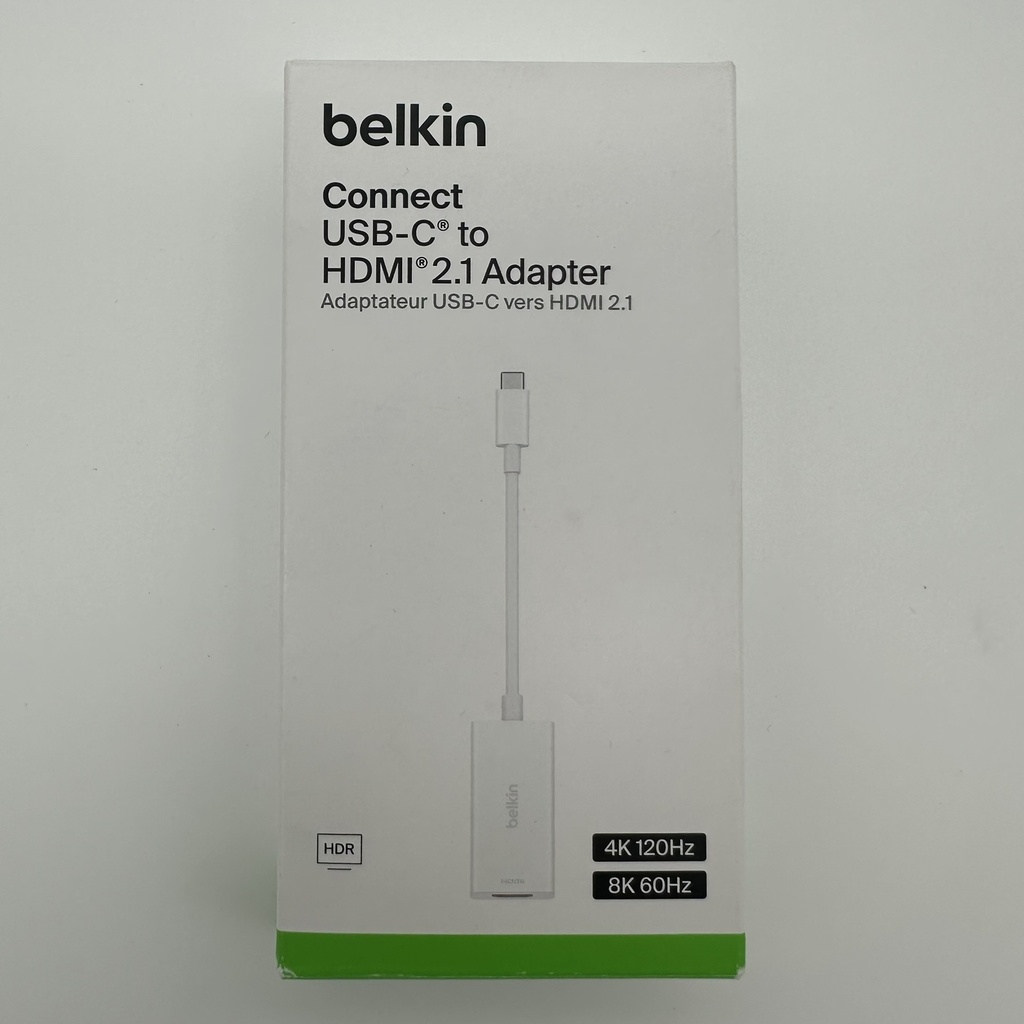 [AVC013dsWH] Genuine and new - Belkin Connect USB-C to HDMI 2.1 Adapter - AVC013dsWH