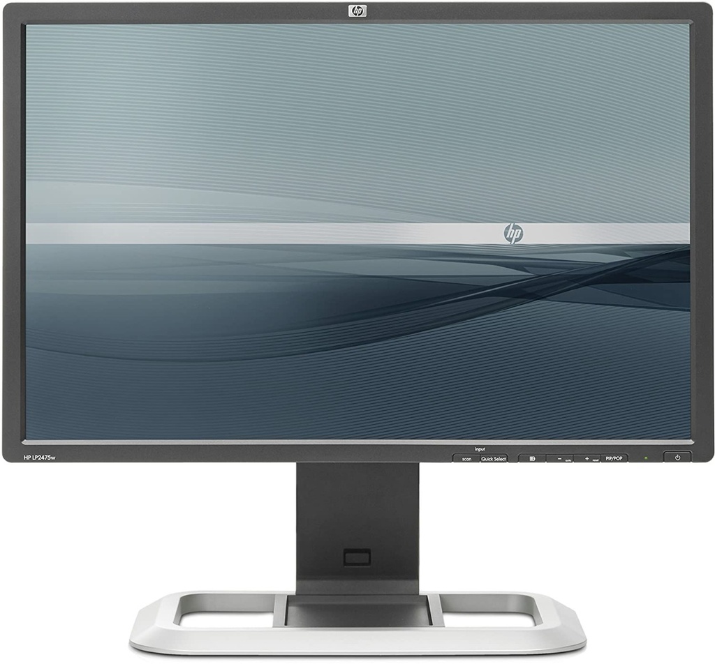 Renewed HP ZR24w 24'' Widescreen 1920 x 1200 LCD Monitor Display HDMI DVI Port With Stand & 90 Days Warranty