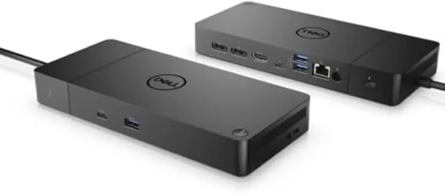 [DLWD19-180W] Renewed Dell WD19 Docking Station USB-C HDMI Dual Displayport Black With AC Adapter & 90 Days Warranty (WD19, 180W)