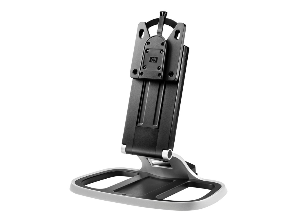 HP E8H16AT Integrated Work Center Stand USDT/Thin Clients, Monitor/Desktop Stand, Black/Gray 737952-001 w/Mounts