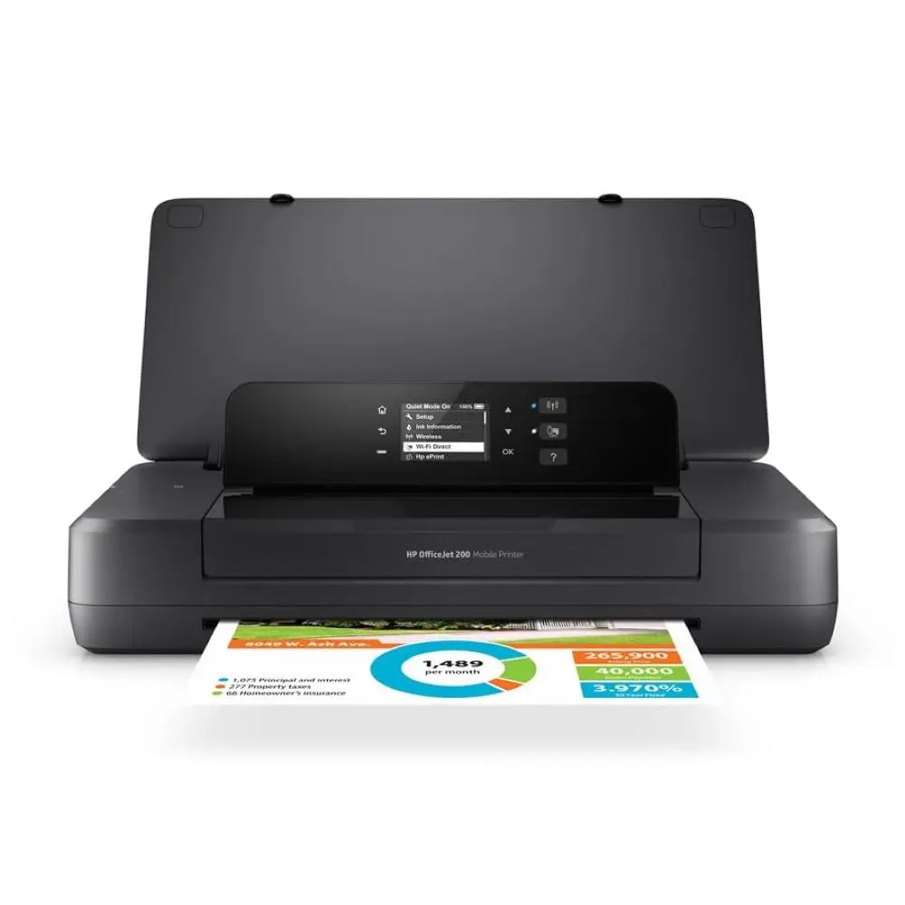 Renewed HP OfficeJet 200 All-in-One Color Inkjet Mobile Printer CZ993A Wireless USB ePrint With 90 Days Warranty