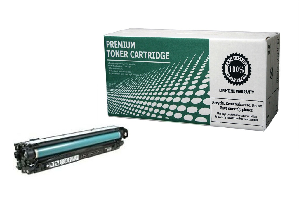 Remanufactured Toner Cartridge HPCE270A Replacement for HP CE270A Used for HP Color LaerJet CP5525 Canon LBP-9600 9500 9100 Series Black 13,500