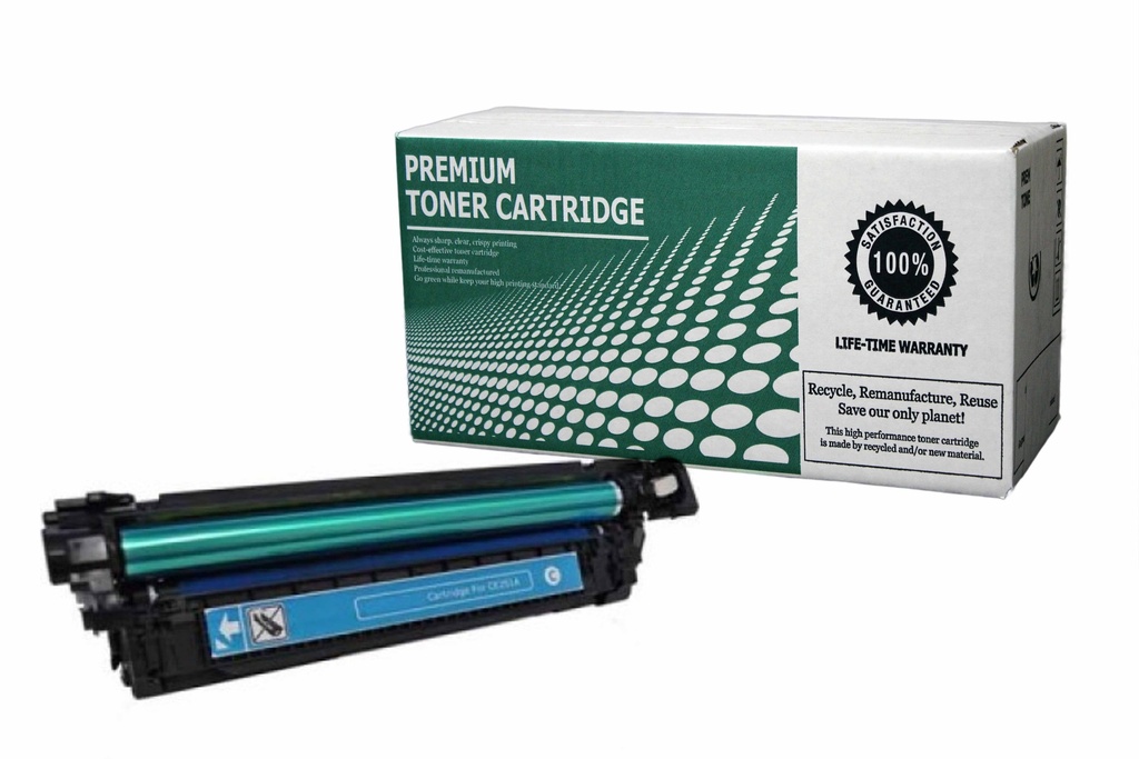 Remanufactured Toner Cartridge HPCE411A Replacement for HP CE411A Used for HP Color Laserjet M375nw MFP, M451nw M451dn M451dw M475dn MFP M475dw MFP Series Cyan 2,600