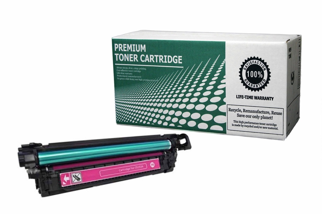 Remanufactured Toner Cartridge HPCF033A Replacement for HP CF033A Used for HP CM4540 Series Magenta 12,500