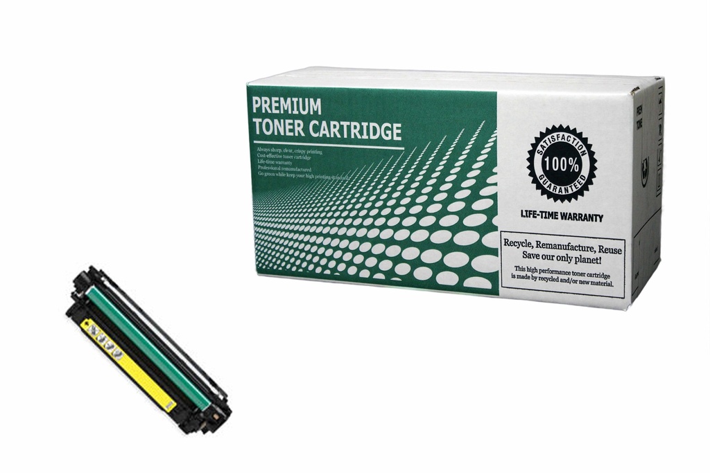 Remanufactured HPCF032A Yellow Toner Cartridge for HP CM4540 Series CF032A 646A High YIeld 12.5K