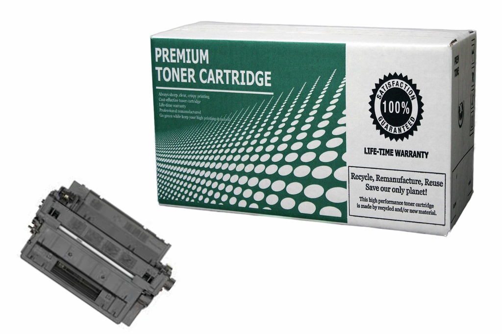 Remanufactured HP HP55X MICR Toner CE255X -  HP LaserJet Enterprise 500 MFP M525dn M525f M525C P3015 P3015d P3015dn