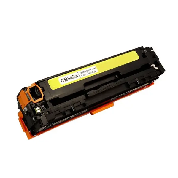 Compatible SHPCB542A Yellow Toner Cartridge for HP Color LaserJet CP1215 1515 1518 CM1312 Series CB542A 125A
