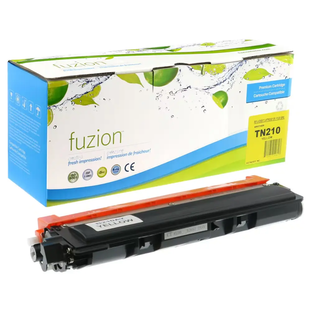 Compatible Brother SBRTN210Y Yellow Toner Cartridge for Brother HL-3040 HL-3070 MFC-9010 MFC-9120 MFC-9125 MFC-9320 Series TN-210Y