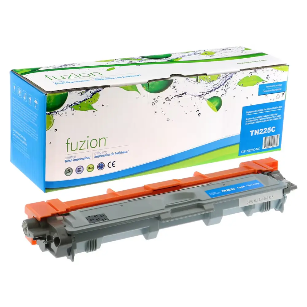 Compatible Cyan Toner Cartridge SBRTN225C Replacement for Brother TN-225C Used for Brother HL-3140CW HL-3150CDW HL-3170CDW MFC-9130CDW MFC-9140CDN MFC-9330CDW Series Printers Yield 2,200