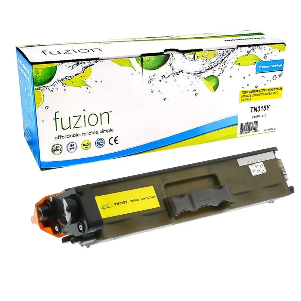 Compatible SBRTN315Y Yellow Toner Cartridge for Brother HL-4150CDN HL-4570 MFC-9460CDN MFC-9560CDW Series TN-315Y TN-310Y High Yield 3.5K