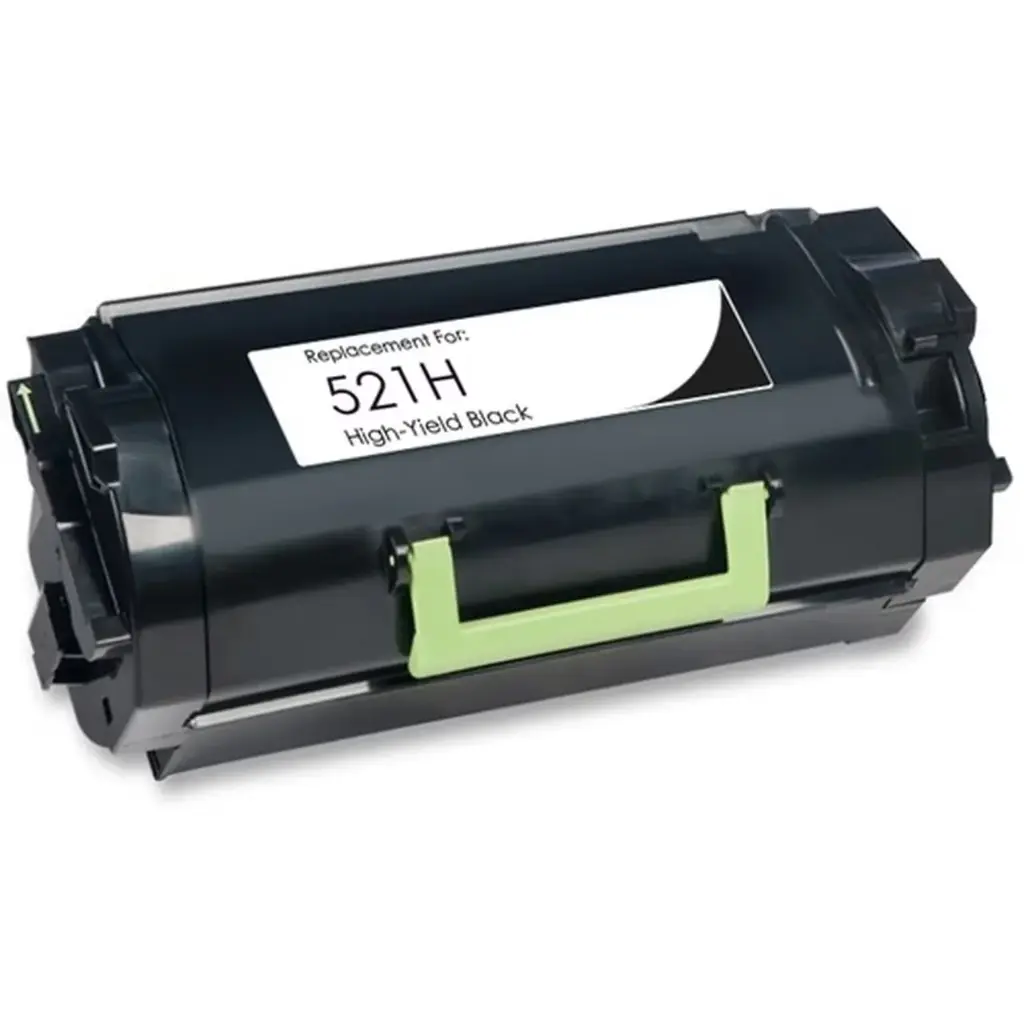 Compatible SLX521H Toner Cartridge for Lexmark MS710 MS711 MS810 MS811 MS812 Series 52D1H00 521H Yield 25K