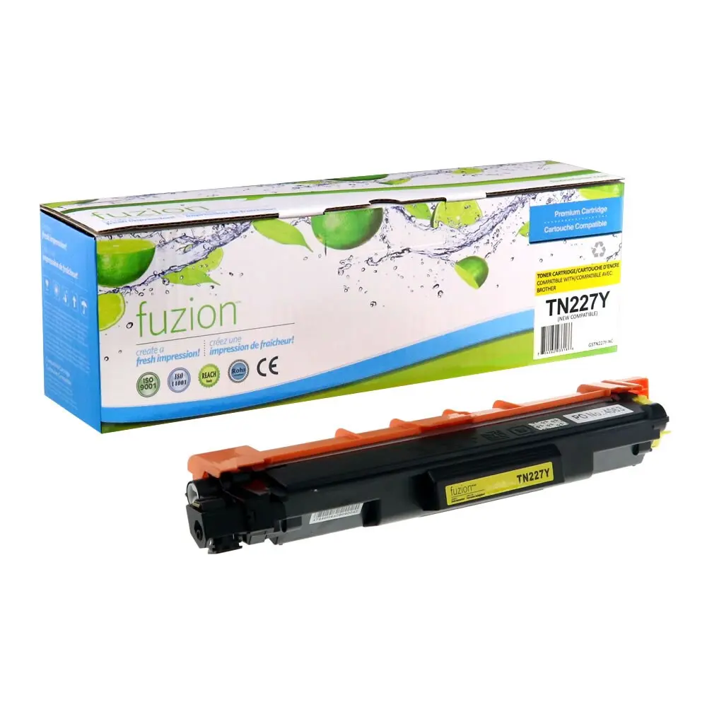 Compatible SBRTN227Y Yellow Toner Cartridge for Brother L3210CW L3230CDW L3270CDW L3290CDW L3710CW L3750CDW L3770CDW Series TN-227Y