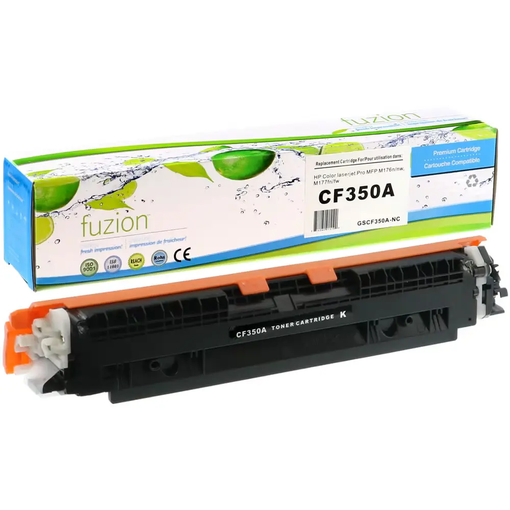 Compatible HP 130A CF350A Black Toner Cartridge for HP M176, M176N,  M177 MFPs Printer Series CF350A Yield 1300