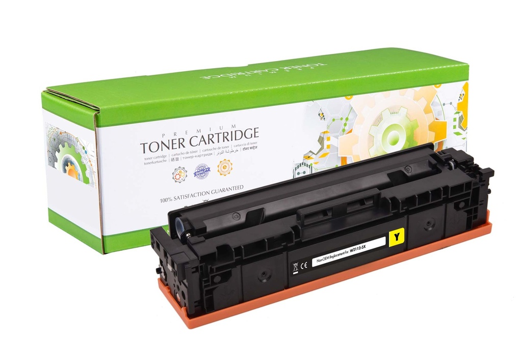 [SHP206X-Y] Compatible Yellow Toner Cartridge SHP206X Replacement for HP Color LaserJet Pro M255 M283 W2112X 2450 Pages Yield