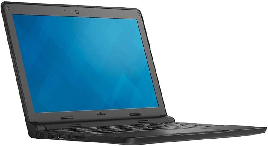 [DLCB11-3120-N2840] Renewed Dell Chromebook 11 3120 P22T Celeron N2840 2GB RAM 16GB SSD 11.6" HD 1366x768 Webcam ChromeOS With 90 Days Warranty (Non-Touch, Black)