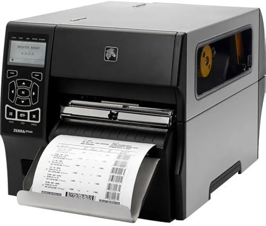 [ZBZT420-300dpi] Renewed Zebra ZT420 Direct Thermal & Thermal Transfer Label Printer Monochrome Desktop ZT42062-T010000Z With 90 Days Warranty (300DPI)