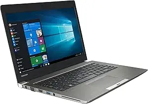Renewed Toshiba Portege Z30-B Laptop Intel Core i7-5600U@2.60GHz 8GB RAM 256GB SSD 13.3" HD Ultrabook Webcam Windows 10 With 90 Days Warranty 