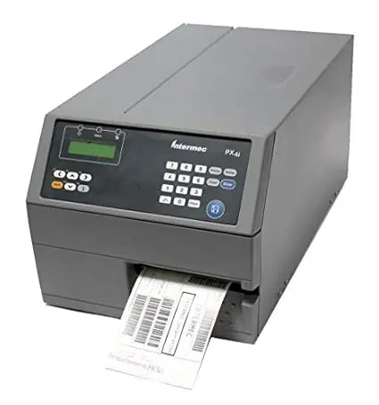 Renewed Intermec EasyCoder PX4i Thermal Transfer Printer Monochrome Label Print  4.30" Print Width 12 in/s Mono 203 DPI 32 MB Ethernet PX4C010000000020 With 90 Days Warranty