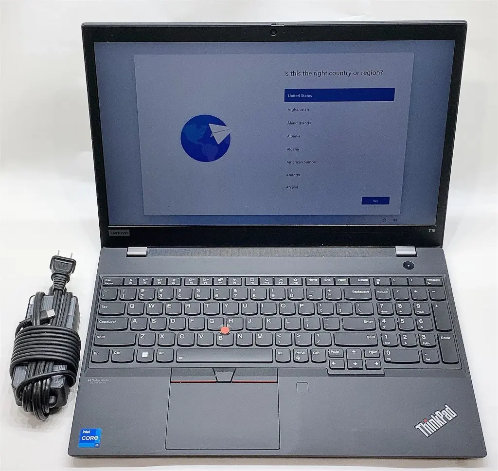 Renewed Lenovo ThinkPad T15 Gen 1 15.6" i5-10210U 8GB Built-In RAM FHD 1920 X 1080 Non-Touch Webcam 20S60029US Windows 11 With 90 Days Warranty