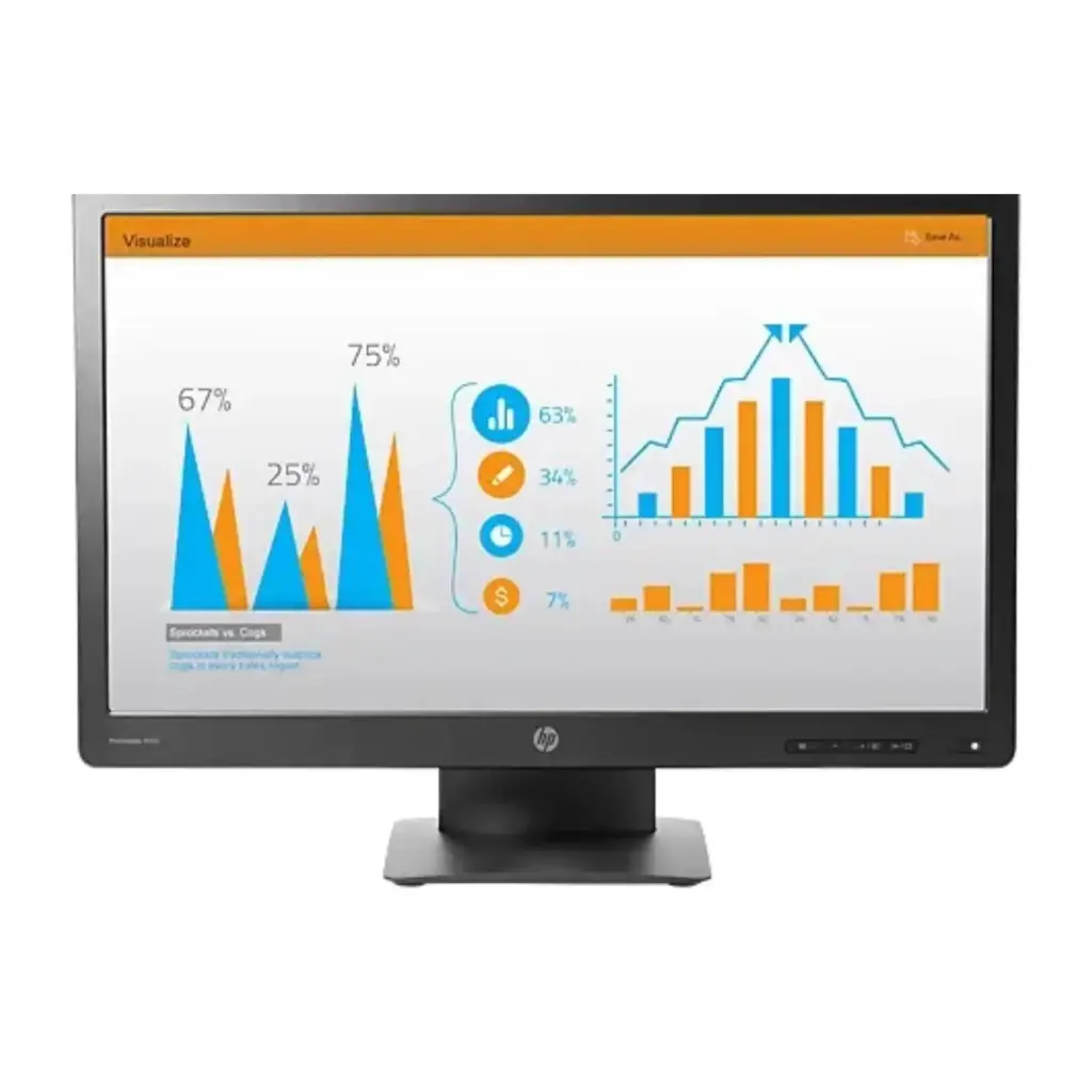 Renewed HP ProDisplay P232 23" Widescreen 1920 x 1080 Monitor Display WLED With Stand & 90 Days Warranty