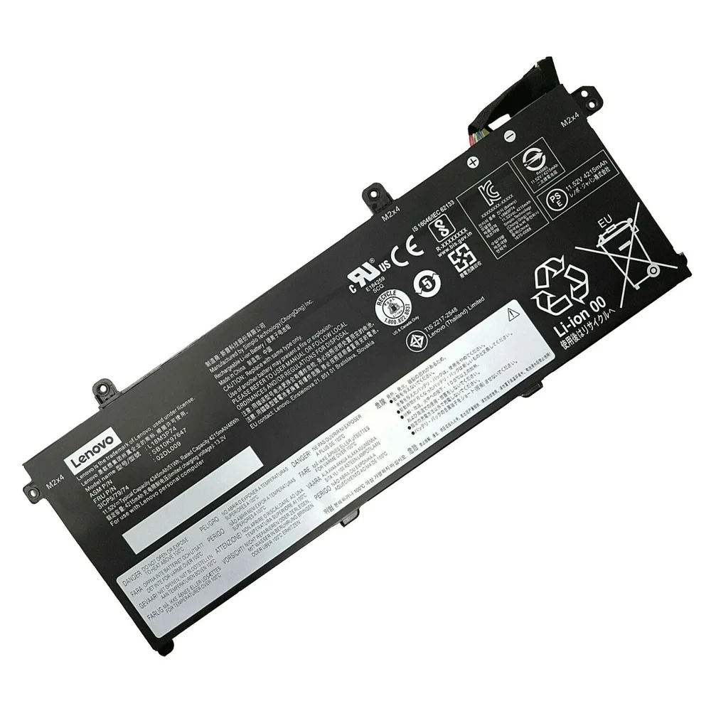 Laptop Battery L18C3P71 51Wh 11.55V Replacement For Lenovo ThinkPad T490/T495/P43s/P14s/T14 Family